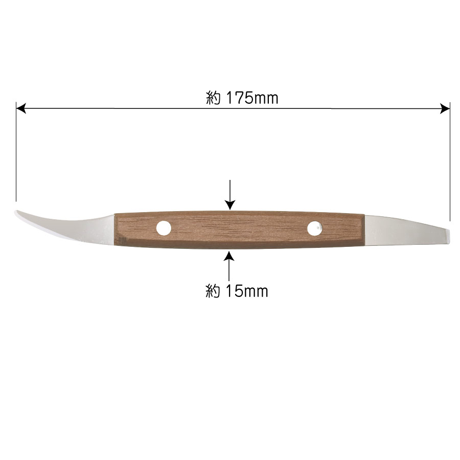 木目込み 人形 材料 【両刃べら17.5cm 852-83】きめこみ 手芸用