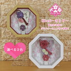 羽子板 初正月 ケース入り(5号 刺繍 花 羽子板飾り Kirari～きらり～ ガラスケース入り)fukur5-160 日本製 コンパクト かわいい 可愛い インテリア おしゃれ 花羽子板 ミニサイズ お祝い 壁掛け