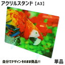 Web deco アクリルボード 【A3】【スタンド付き】 アクリル フォト スタンド 名入れ オーダーメイド 写真プリント オリジナル ペット 推し活 誕生日 お祝い プレゼント