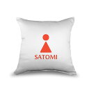 ワンポイント名入れギフト|クッション 【中央プリント45cm×45cm】【□中材セット】【□プリント:レッド】【□1.女子マーク】(簡単オーダー) 名入れ クッション 母の日 ギフト 誕生日 プレゼント 女性 敬老の日
