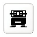 一文字漢字 缶バッジ スクエア型 【55】【貫】当店 オリジナル 小さめ おしゃれ かわいい 【ポジティブグッズ】PSTV