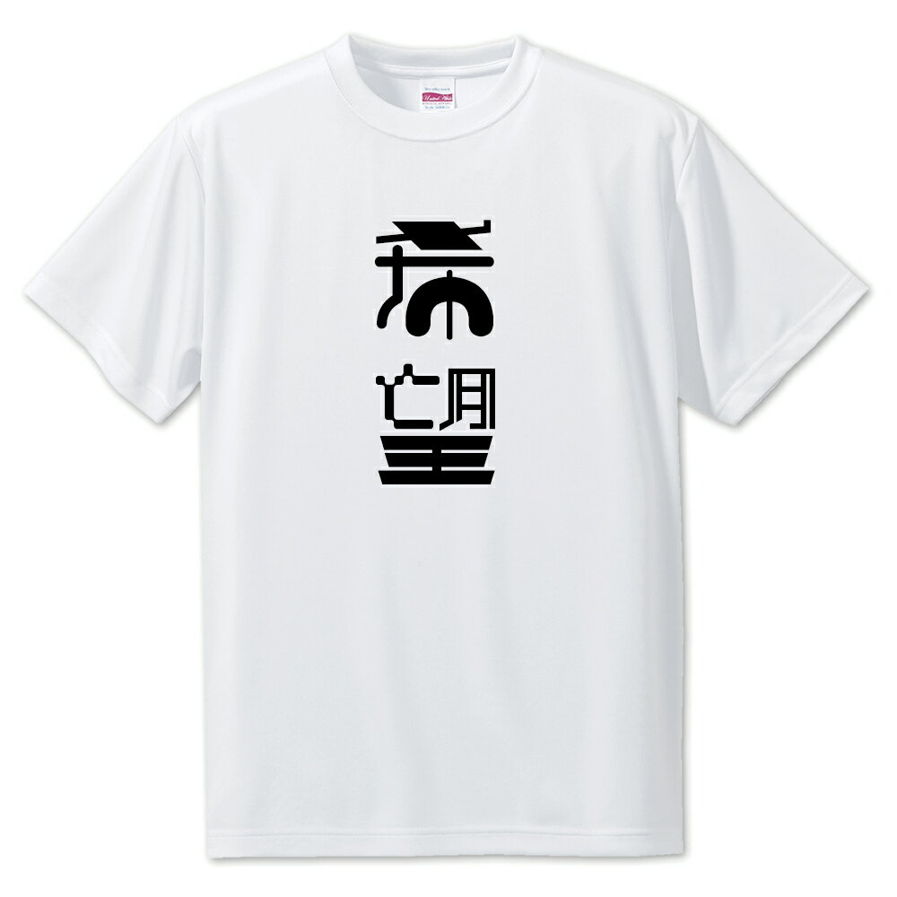 ニ文字漢字 Tシャツ 【4】【希望】【S・M・L サイズ選べます】 オリジナル 【ポジティブグッズ】PSTV