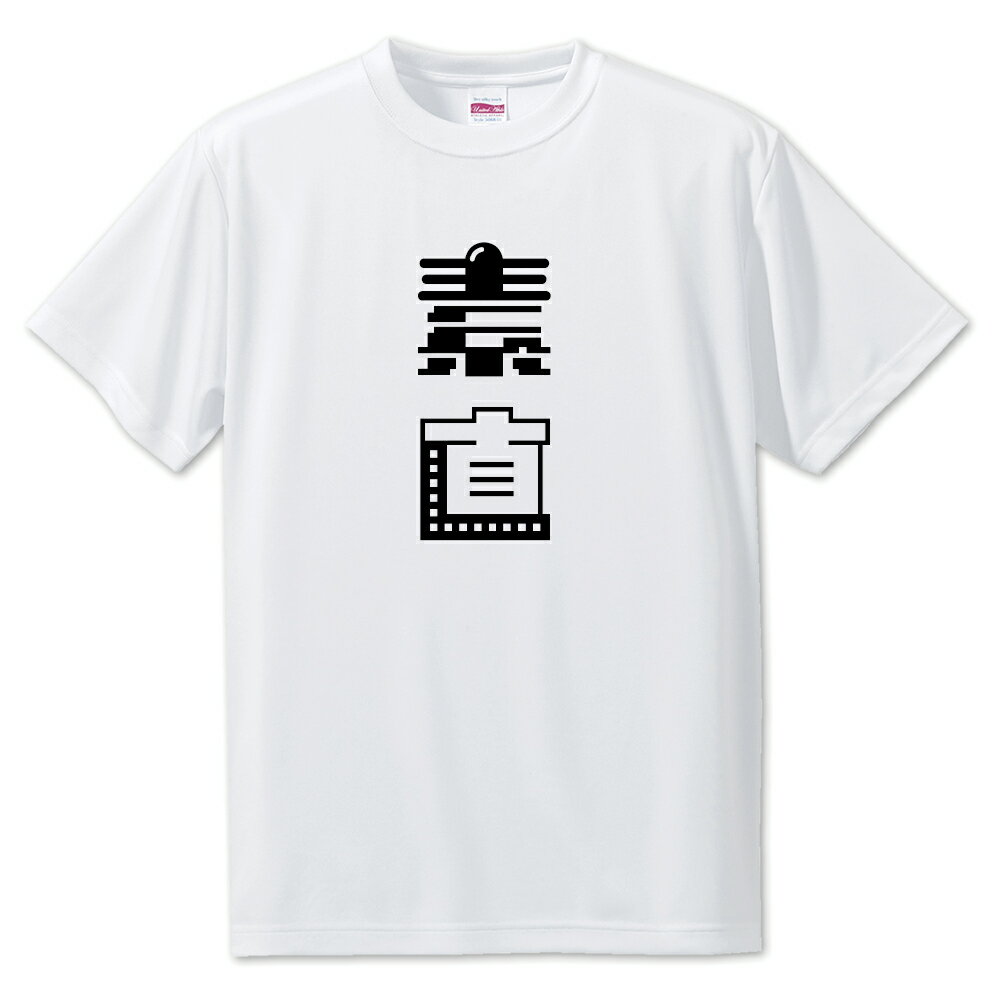 ニ文字漢字 Tシャツ 【23】【素直】【S・M・L サイズ選べます】 オリジナル 【ポジティブグッズ】PSTV
