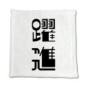 二文字漢字 ハンドタオル 【30】【躍進】 当店 オリジナル ハンカチサイズ ウォッシュタオル プレゼント お子様 に 【ポジティブグッズ】PSTV(4)