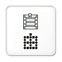二文字漢字 缶バッジ スクエア型 【15】【自由】 当店 オリジナル 小さめ おしゃれ かわいい 【ポジティブグッズ】PSTV