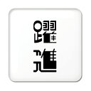 二文字漢字 缶バッジ スクエア型 【30】【躍進】 当店 オリジナル 小さめ おしゃれ かわいい 【ポジティブグッズ】PSTV