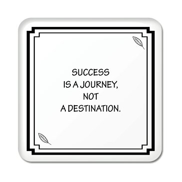 英語 名言 グッズ 缶バッジ スクエア SUCCESS IS A JOURNEY … 122【リーフブラック】 四角 缶バッチ 缶バッヂ ギフト 格言 おもしろ コレクション 雑貨 【ポジティブグッズ】 部活 引退 スポーツ