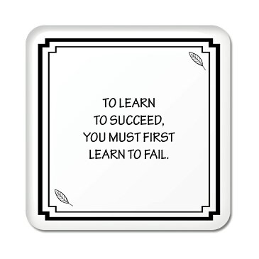 英語 名言 グッズ 缶バッジ スクエア TO LEARN TO SUCCEED … 182【リーフブラック】 四角 缶バッチ 缶バッヂ ギフト 格言 おもしろ コレクション 雑貨 【ポジティブグッズ】 部活 引退 スポーツ