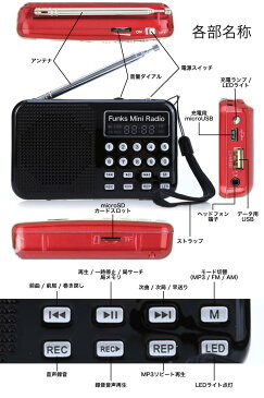 ポータブル ラジオ DSP 携帯ラジオ AM FM 録音 懐中電灯 ミニ デジタル ラジオ スピーカー MP3 WMA 再生 L-065AM 商品 通販 ボイスレコーダー 小型 長時間 mp3プレーヤー 本体 防災 地震 災害