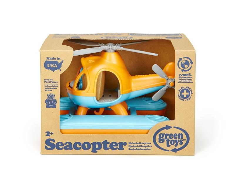 グリーントイズ シーコプター オレンジ/ブルー Green Toys Seacopter, Orange/Blue おもちゃ ゲーム ままごと ごっこ遊びトイ セット 知育玩具 クリスマス プレゼント 男の子 女の子 こども 子供【並行輸入品】