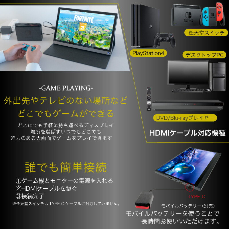 FUNKS『IPSモバイルモニター』