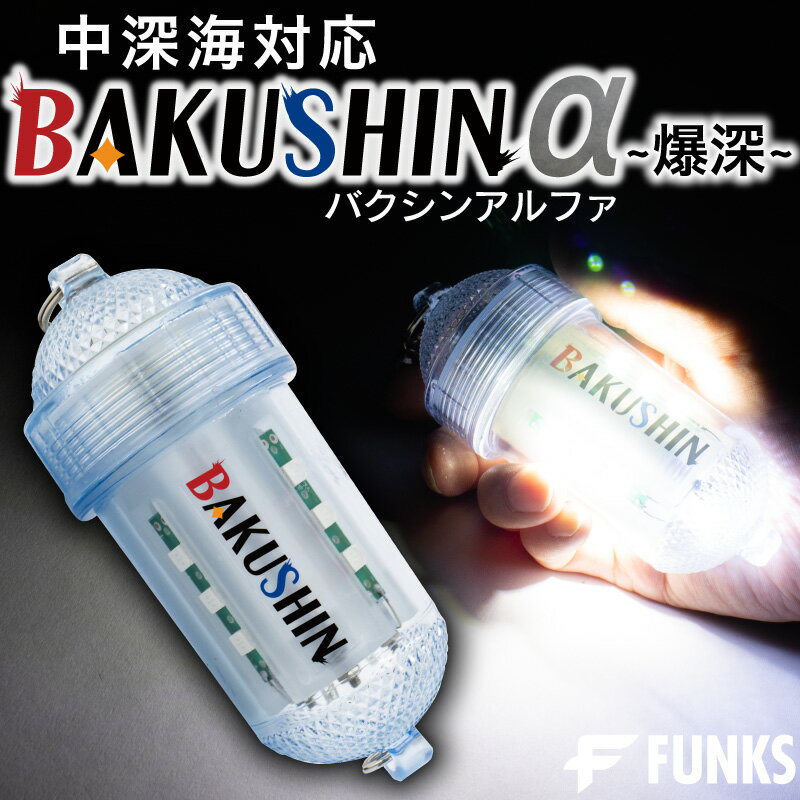 BAKUSHIN 強力 電池式 集魚灯 爆深 ホ