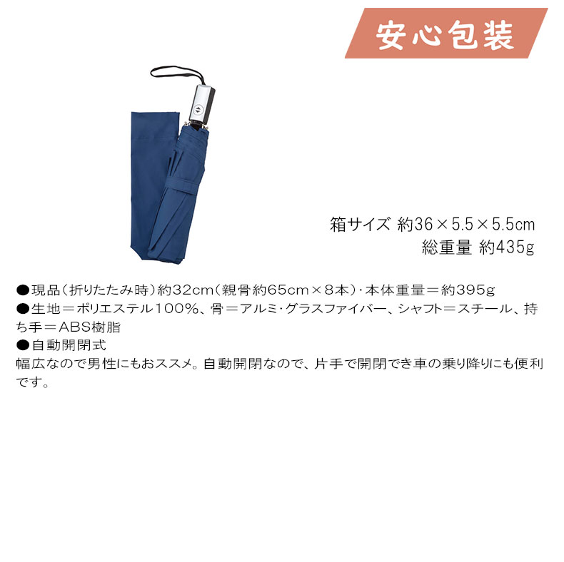 遅れてごめんね 対応 母の日 父の日 2025 節句 お返し 内祝い ギフト 2025年 65cm耐風式 自動開閉傘 雨具 折たたみ傘 紳士ジャンプ折り傘