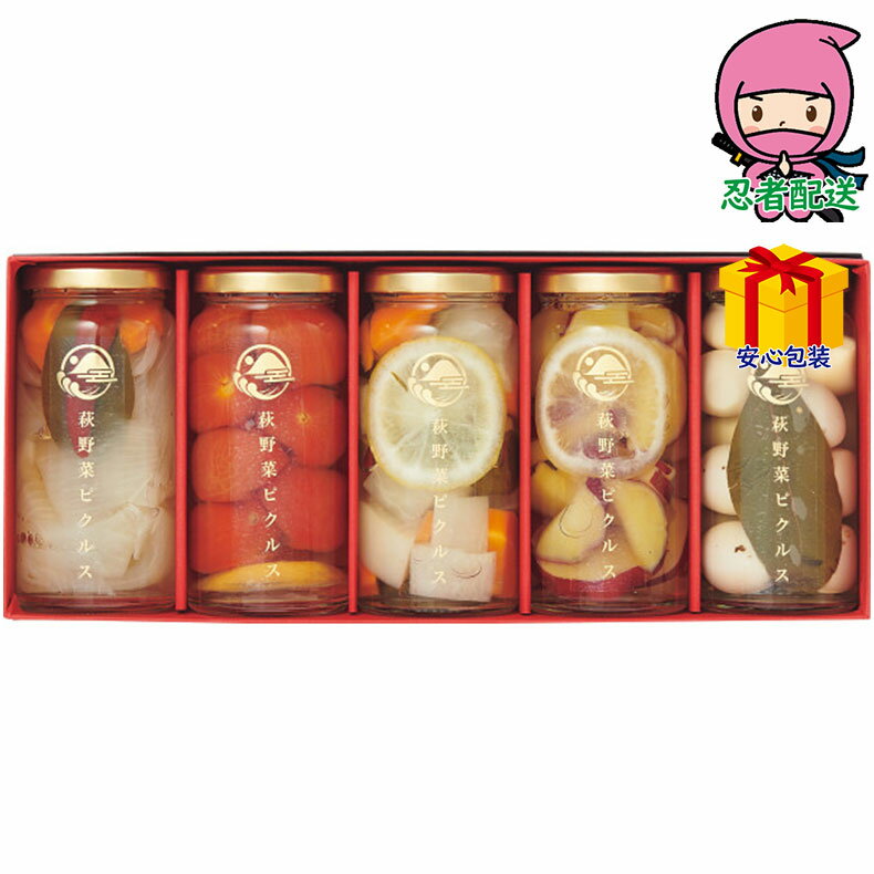 \感謝のポイントバック!!/お歳暮 御歳暮 お年賀 御年賀 挨拶 返礼 法事 四十九日 節句 お返し 内祝い ギフト 2025年 萩野菜ピクルス 5種ギフトセッ...