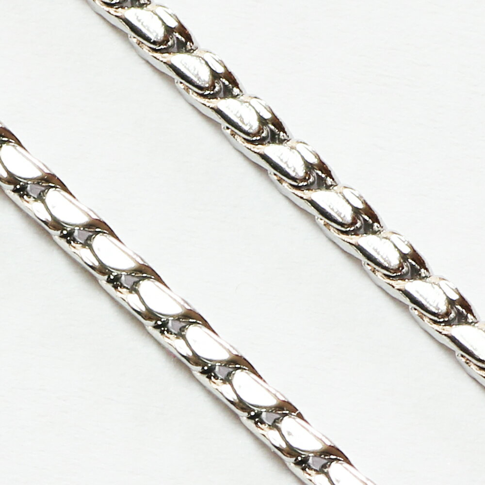 【ネックレス チェーン 金属アレルギー対応ステンレス】 2mmスクエアヘリンボーン 【50cm】 サージカルステンレス ユニセックス レディースメンズ 重ねつけ...