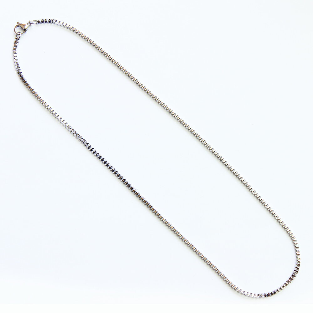 2mm ベネチアン 【35-60cm】アレルギー対応ステンレス ネックレス チェーン シルバー 男女兼用 ユニセックス プチプ…