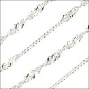 【ネックレス チェーン 金属アレルギー対応ステンレス】 1.5mmストレートスクリューキヘイ【61cm~80cm】/ユニセックス レディースメンズ 重ねつけ ア...