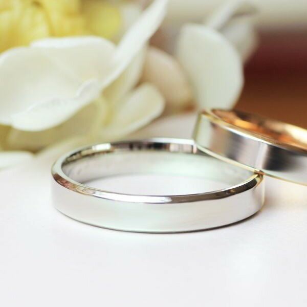 指輪 リング ステンレス刻印無料つけっぱなしOK ステンレス316L 両面刻印無料【平打ち フラット シルバー】 単品 アレルギーフリー 重ね付け アクセサリー 高品質 お祝い 記念日 普段使いできる プレゼント / ジーラブ