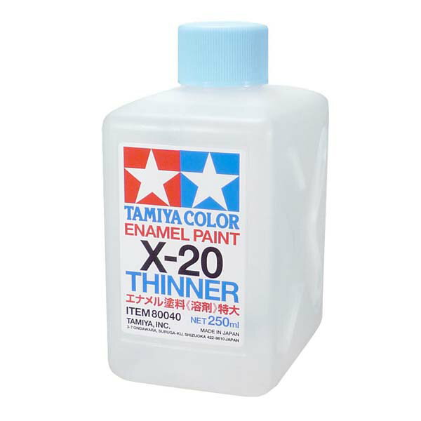 タミヤ エナメル塗料 X-20 溶剤特大 250ml 溶剤