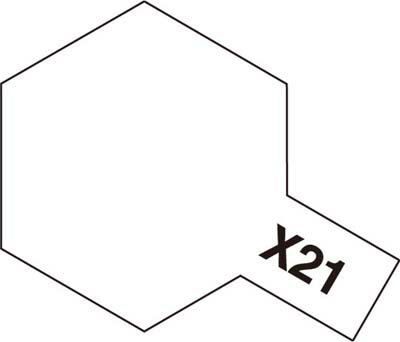 タミヤ エナメル塗料 X-21 フラットベース 塗料