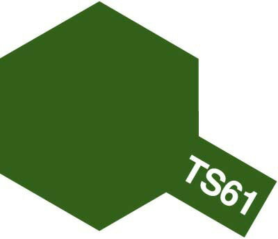 タミヤスプレー TS61 NATOグリーン 塗