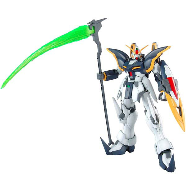 ■商品名：MG 1/100 XXXG-01D ガンダムデスサイズ（エンドレスワルツ版）■メーカー：BANDAI SPIRITS（バンダイ スピリッツ） ■シリーズ名：MG(マスターグレード)■原作名：新機動戦記ガンダムW Endless Waltz(エンドレスワルツ)■スケール：1/100■原型制作：—■仕様：プラモデル■重さ：545g■パッケージサイズ：縦310mm×横200mm×高さ110mm■積込重量：780g■商品説明：・「新機動戦記ガンダムW EndlessWaltz」に登場するガンダムデスサイズをリリース。・可動性の高いXXX-Gフレーム（新型）を採用。・手首のスナップ機構を採用し手持ち武器持ち替えによる可動域を確保。・バスターシールドはクロー展開時にビームエフェクトパーツが取り付け可能。・ビーム部はクリアパーツで着脱式。バックパックに装着可能。(c) 創通・サンライズ