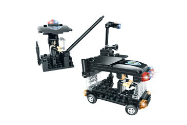 【AFM ミリタリーブロックシリーズ】AFM SWAT シリーズ レトリバー号 284Blocks◆スワットチーム/特殊部隊/警察/特殊車両