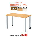保育園テーブル 幼稚園 机 E-ER-1260KH 幅1200x奥行600x高さ700mm 角型 子供用テーブル キッズテーブル 長机 長テーブル ローテーブル 学童保育 児童施設 託児所 塾 日本製(3)