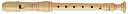 木製リコーダー メックリコーダーロッテンブルグ合奏用 MOECKソプラニーノ4100（B) バロック　メイプル2本継