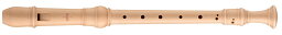 木製リコーダー アルトリコーダー　メックリコーダー　ロッテンブルグ合奏用　4300（B) メイプル