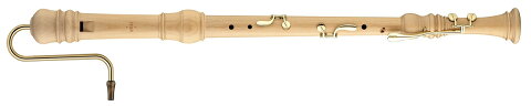 木製リコーダー メックリコーダー ロッテンブルグ合奏用 MOECK バスリコーダー4520（B)メイプル