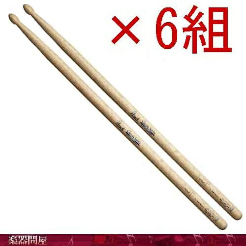Rakuten - ドラムスティック　オーク　101AC　クリアラッカー　6組　パール　卵型Tip　Slim-Long　Body