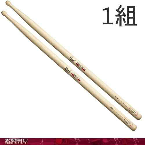Pearls - ドラムスティック　ヒッコリー　103HC　クリアラッカー　1組 パール　Barrel樽型チップ　Slim-Short　Body