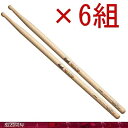 ドラムスティック メイプル 110MC クリアラッカー 6組 パール Barrel 樽型チップ Normal-Short Body