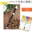 AULOS アウロス 樹脂製 高級 アルト リコーダー 509B シンフォニー 入門セット ＜本格教本付き(チェンバロ伴奏CD付属）＞バロック音楽に挑戦！