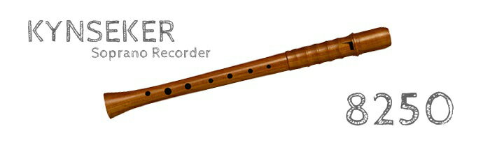 【キンセカー】ソプラノリコーダー8250材質 プラムピッチA442音域 c2〜d4以上仕様バロック式 付属品ハードケース