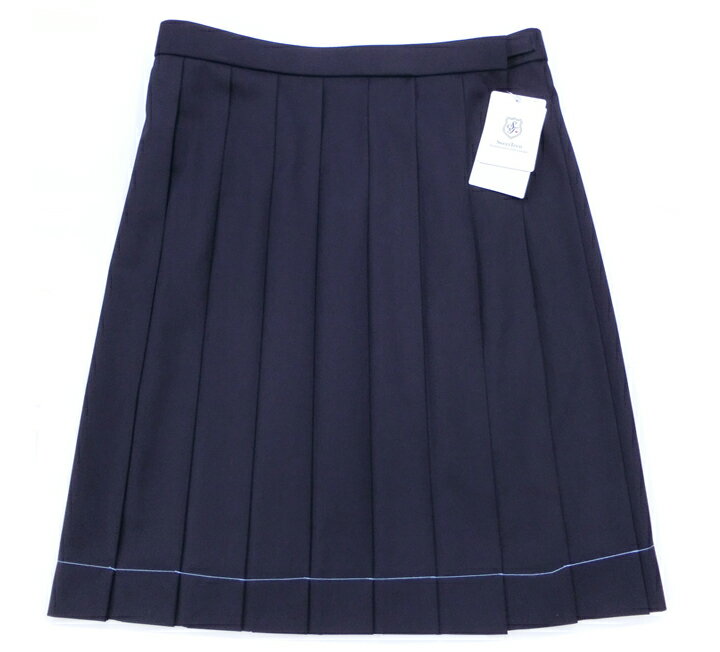 制服スカート濃紺無地 大きいサイズ W81/85/90/95/100 丈48 カンコーSweetTeen