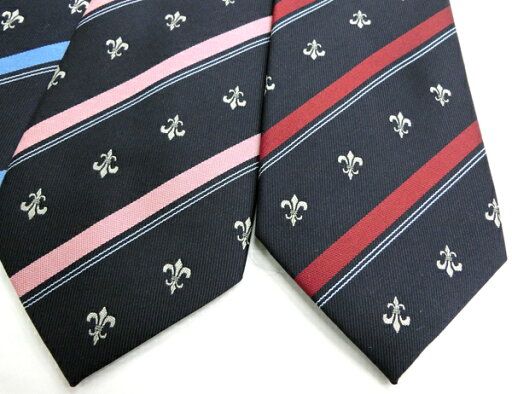 制服スクールネクタイ【男女兼用】 KURI-ORI(クリオリ)フレアクレスト柄