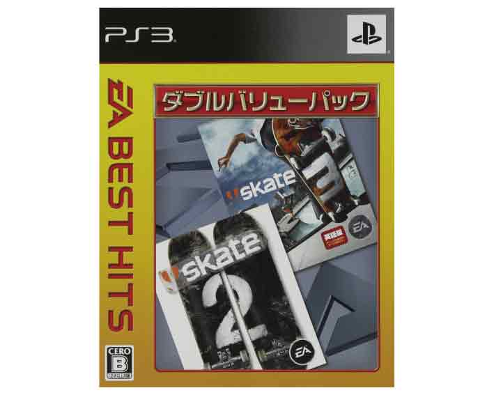 【新品】(税込価格) PS3 EA BEST HITS ダブルバリューパック スケート2日本語版+スケート3英語版