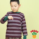 キッズ 子供服 カットソー 長袖 男の子 女の子 3歳-7歳 95-120サイズ おしゃれ かわいい ポップ レトロ(4)