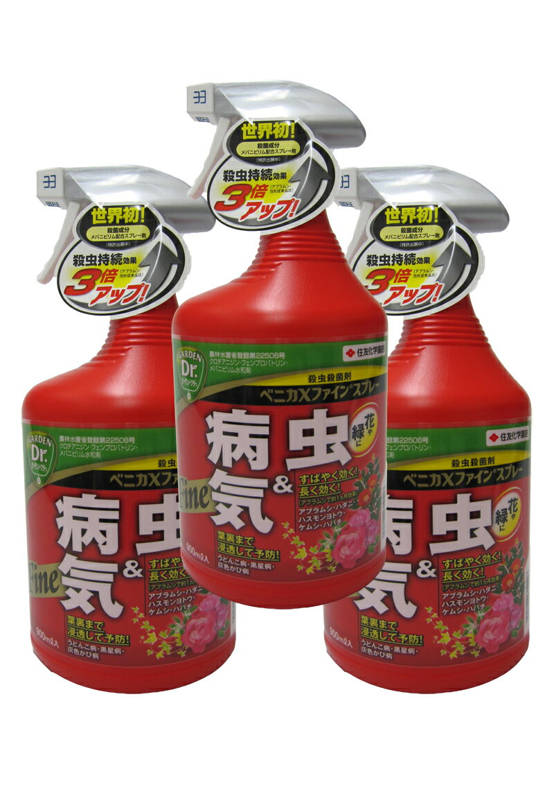 殺虫剤 スプレー 1000ml 3本セット ベ