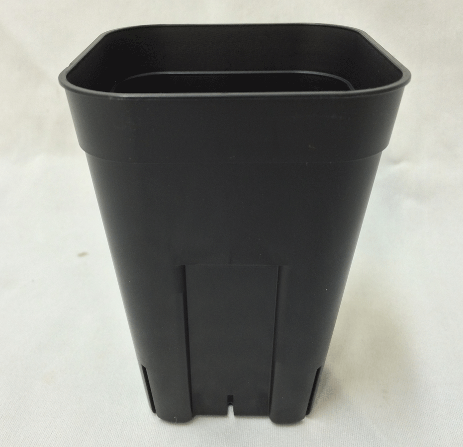 プレステラ深鉢 黒(ブラック) 90 スリット入りプラ鉢 100個 リニューアル