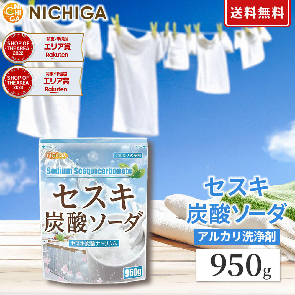 セスキ炭酸ソーダ 950g【送料無料】【メール便で郵便ポストにお届け】【代引不可】【時間指定不可】  ...