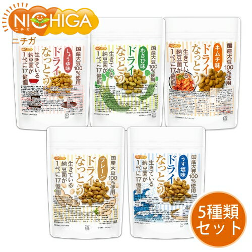 hCȂƂ Ⴂ5ރZbg 110g~5 Y哤100gp DRY NATTO Ă[17 ibgELi[[ܗL [02] NICHIGA(j`K) ቷtCꐻ@