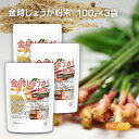 金時しょうが 粉末 100g×3袋 【送料無料(沖縄を除く)】 ［生姜の王様］ 金時生姜100% 残留農薬検査実施済み [02] NICHIGA(ニチガ)