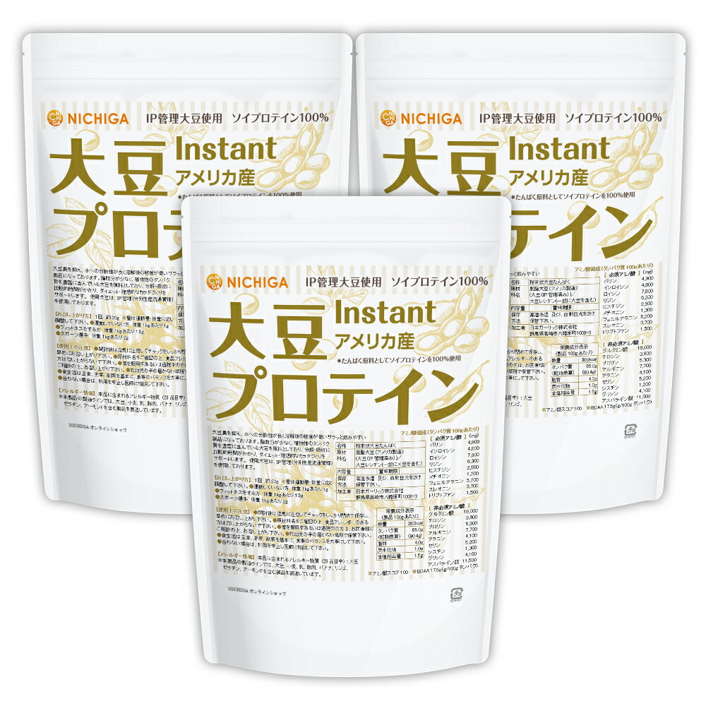 大豆プロテイン　instant（アメリカ