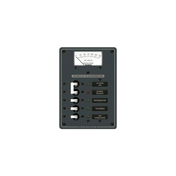 ボート用スイッチパネル ACサーキットブレーカー付スイッチパネル・3P 8043 ボート用品 電装品 送料無料