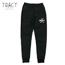 【最安値!!アウトレット品】TRACT(トラクト)スウェットパンツブラック ユニセックス TRF203WWJ 送料無料 TRACT RIB PANTS