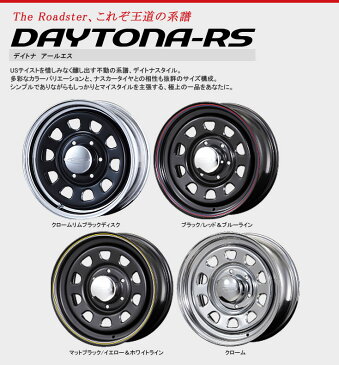 【ロードスター】デイトナ RSキャラバン ホイール16インチ×6.5J+45 クロームDAY0019