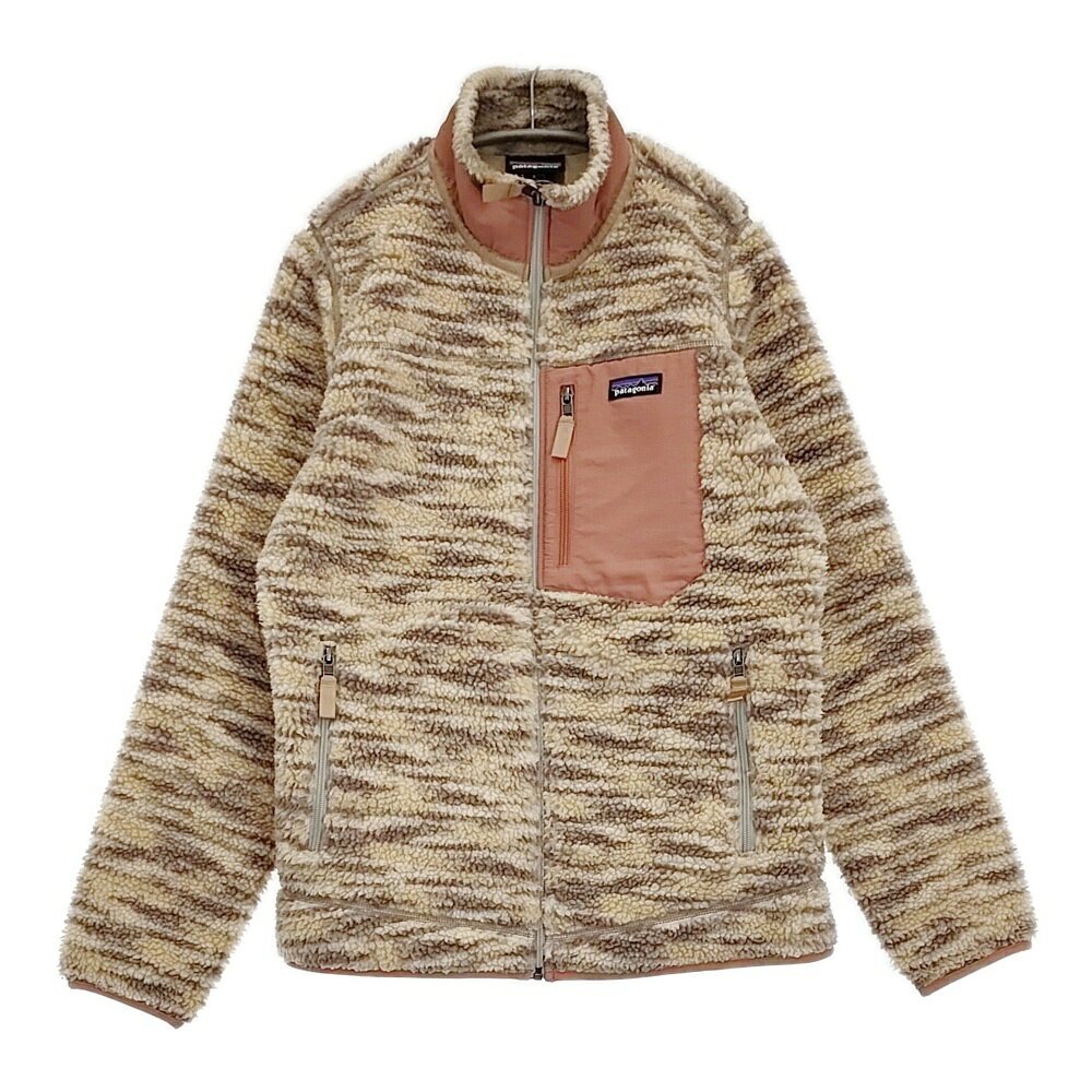 patagonia CLASSIC RETRO-X JACKET サイズL クラシックレトロV フリーズ ボア ジャケット ベージュ レディース パタゴニア【中古】6-0918T